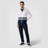 Tracksuit in color blocking design in white